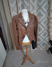 giacca donna in pelle DonDup tg 42