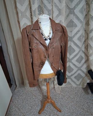 giacca donna in pelle DonDup tg 42