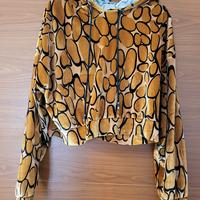 felpa donna sportivo/elegante. tg.unica