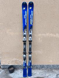 Sci Fischer con attacchi e bastoncini