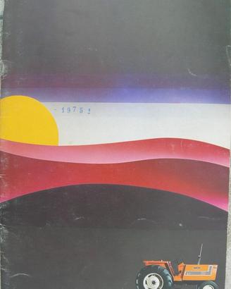 Brochure originale a colori trattori Fiat 780  880