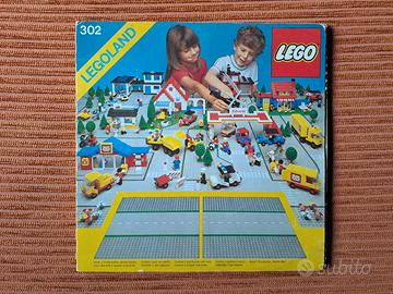 LEGO Legoland Set 302 basi con rettilineo