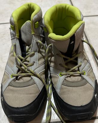 Scarpe Arpenaz 50 mid Boy Beige nr 38 Decathlon