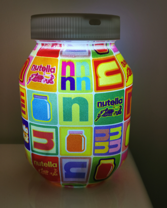 Lampada vasetto Nutella