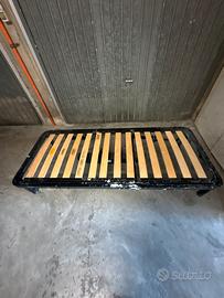 letto singolo ortopedico motorizzato con doghe