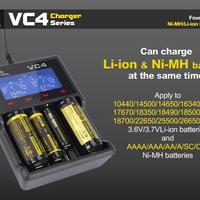 Carica Batterie Pile Intelligente Xtar VC4 USB