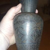 Vaso damasco antico in ferro battuto