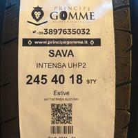 2 gomme 245 40 18 sava a4341