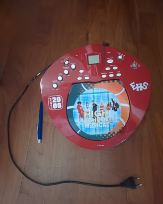  Karaoke/Lettore cd/Radio Disney HighSchoolMusical