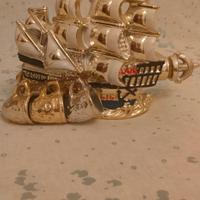 Bottiglia a forma di veliero 