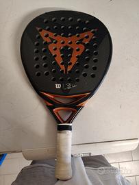 Pala racchetta padel Wilson bela Cupra v1