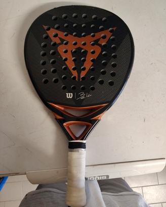 Pala racchetta padel Wilson bela Cupra v1