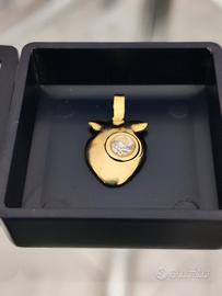 Pendente argento 800 dorato 24 kt Unoaerre 