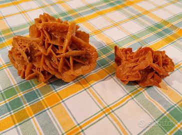 Coppia di minerali Rosa del Deserto 