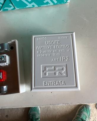 Partitori induttivi IP2 per impianti antenna TV