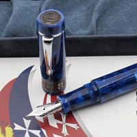 DELTA Rep Marinare Stilografica Pennino oro bianco