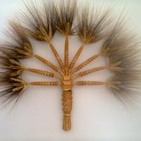 Spighe di grano intrecciate 