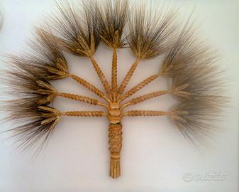 Spighe di grano intrecciate 