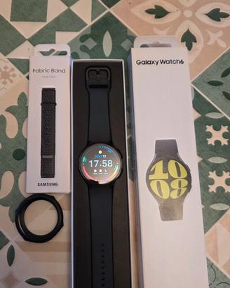 Samsung watch 6 lte 44mm + protezione + nuovi 