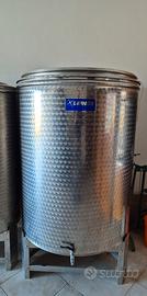 botte acciaio inox per stoccaggio vino / olio