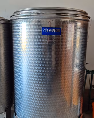 botte acciaio inox per stoccaggio vino / olio