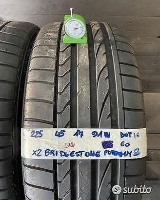 Bridgestone potenza 225 45 17