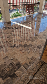 Levigatura lucidatura pavimenti in marmo e granito