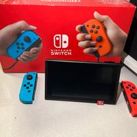 Nintendo swich con moltissimi accessori(giochi)