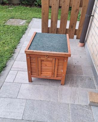 Casetta legno cane piccola taglia