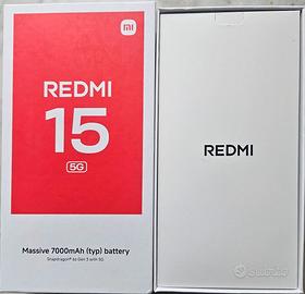 Xiaomi redmi 15 5g 256GB NUOVO
