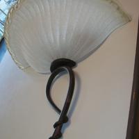 Applique a muro con decoro ferro battuto