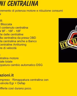 Rimappatura centralina