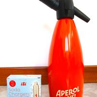 Sifone soda acciaio APEROLSPRITZ collezionismo bar