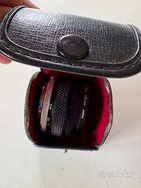 Obiettivo Olympus 50 mm F 1,8 con custodia