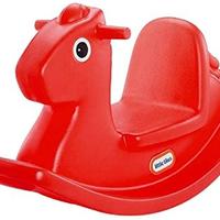 Cavallo a dondolo rosso little tikes