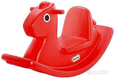 Cavallo a dondolo rosso little tikes
