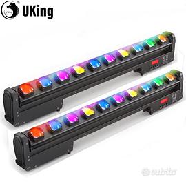 Barre led motorizzate 2 Pz RGBW10X25W LED