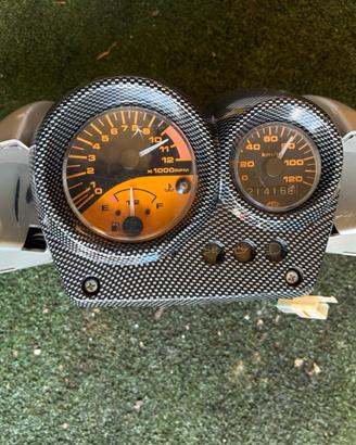 Raro- quadro strumenti + copri manubrio originale