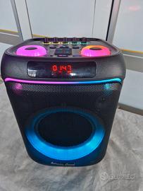 cassa amplificata con batteria