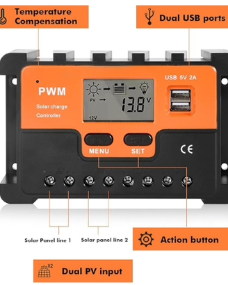 solar charge controller regolatore pannello solare