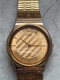Orologio Citizen vintage oro 35mm anni ’80 