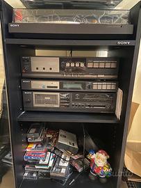 Impianto stereo anni 80 Sony