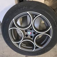 alfa romeo stelvio  gomme+cerchi 235/55 r19