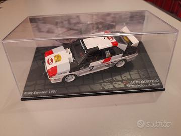 Audi Quattro 1981 modellino scala 1/43