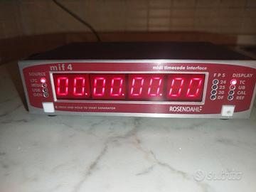 MIF4 mif 4 MIDI Timecode Interface