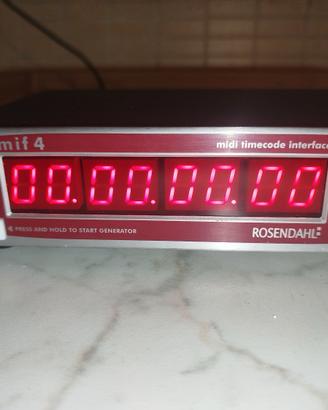 MIF4 mif 4 MIDI Timecode Interface
