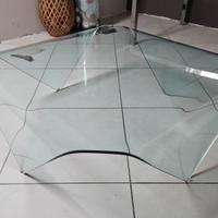 Tavolino da salotto in cristallo