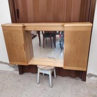 specchiera bagno legno chiaro