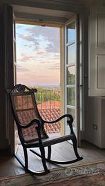 Sedia a dondolo Chiavarina originale