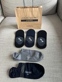 5 x CALZA FANTASMINO INTIMISSIMI ANTISCIVOLO 40-41